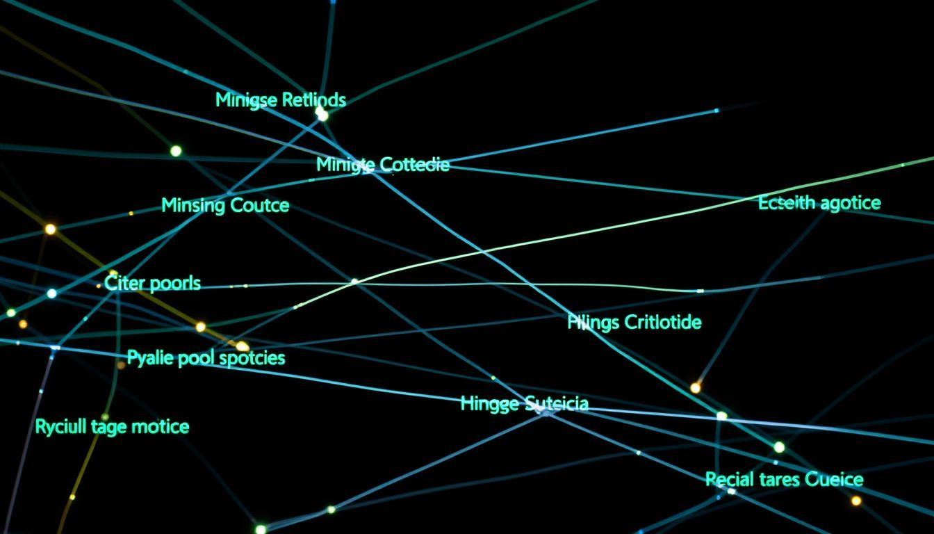 A network of digital lines representing mining pool payout methods. A network of digital lines representing mining pool payout methods.