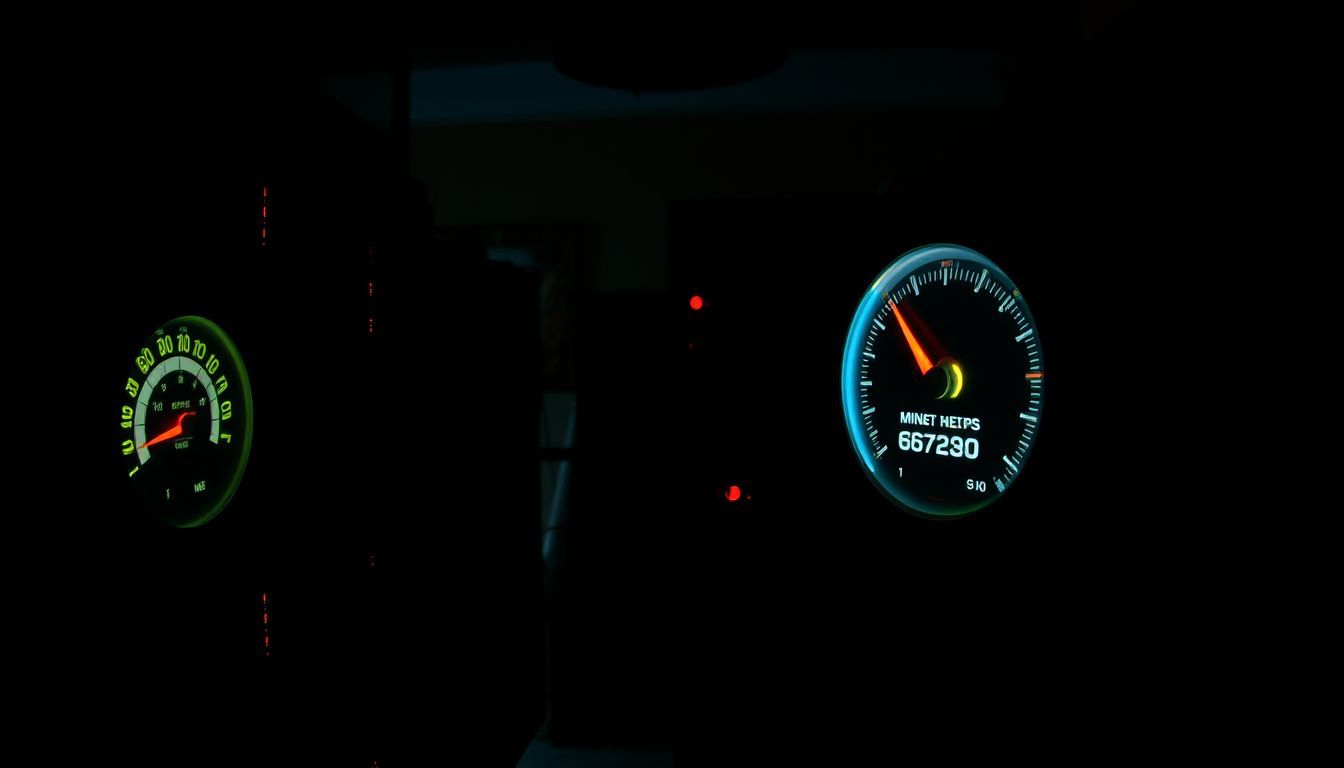 A digital mining operation using multiple machines to mine cryptocurrencies.